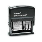 Trodat Printy-Dater 4817 Wortbandstempel mit Datum und 12 Texten