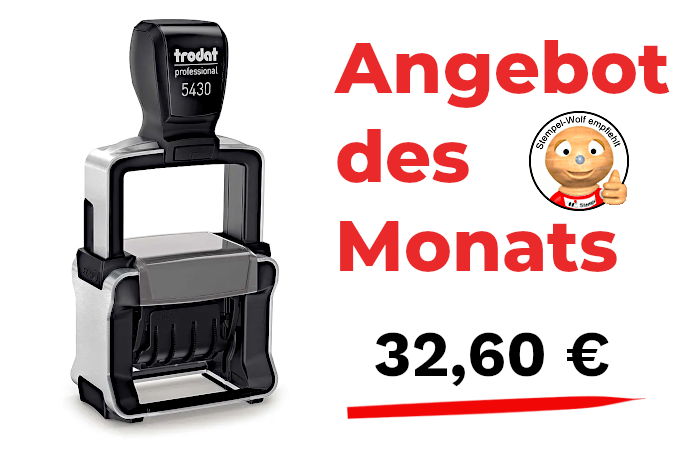 Trodat Datumsstempel bestellen